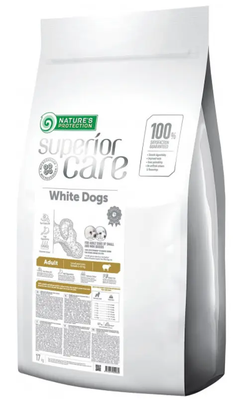 Сухий корм Nature's Protection Superior Care White Dogs Adult Small Breeds Lamb 0.4 кг малих порід - фото 2