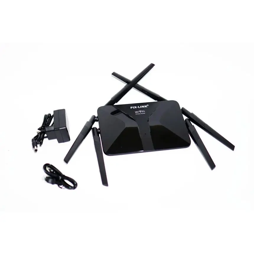 Маршрутизатор WI-FI роутер Pix-Link LV-WR50Q високошвидкісний 6 антен Black (17965) - фото 4