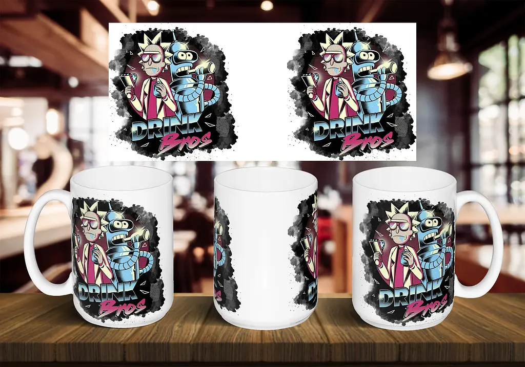 Чашка "Drink Bros" 425 мл