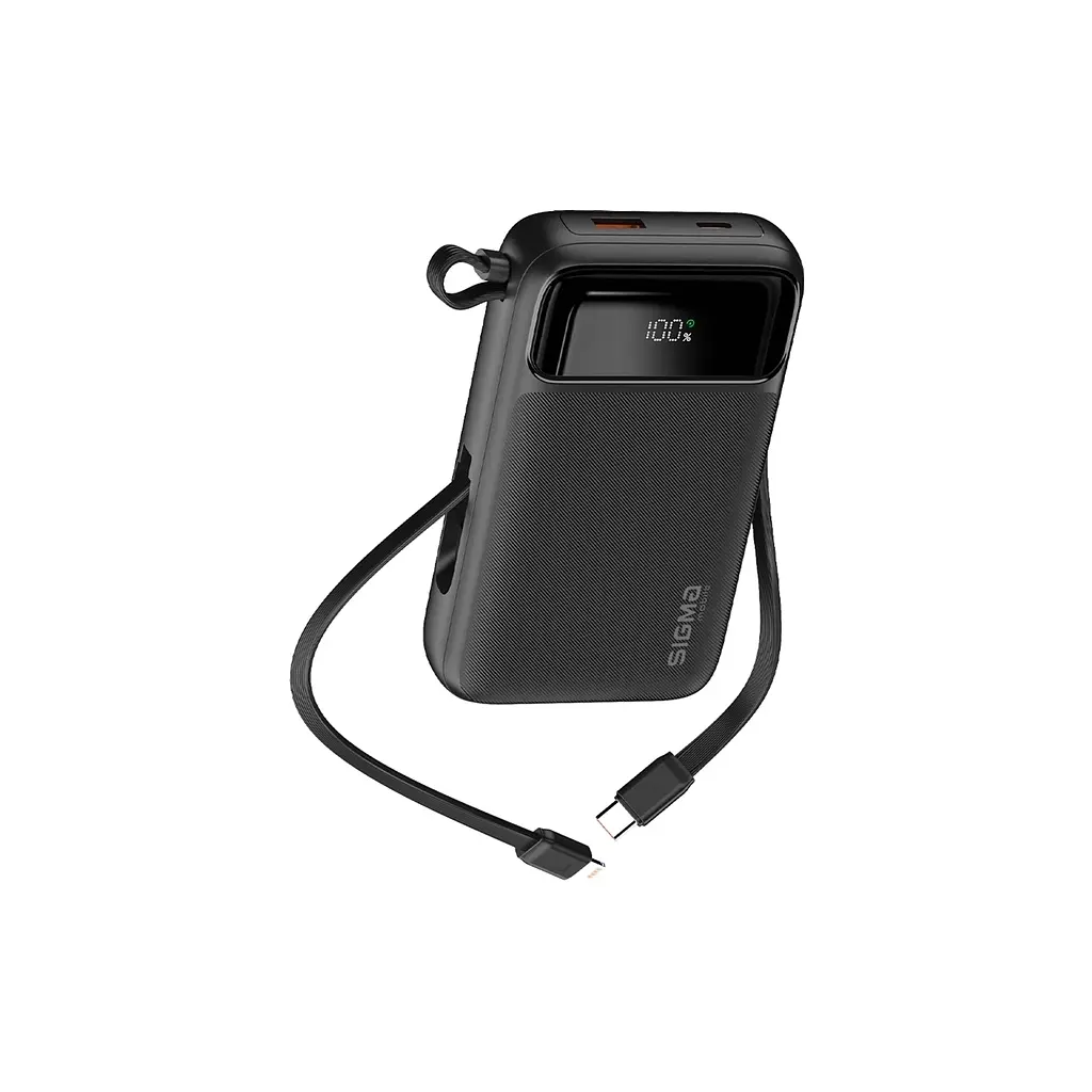 Батарея універсальна Sigma X-power SI20A8QL-MAG 20000mAh, Magnetic wireless 15W, PD, QC, 22,5W, MagSafe (4827798434611) - фото 8