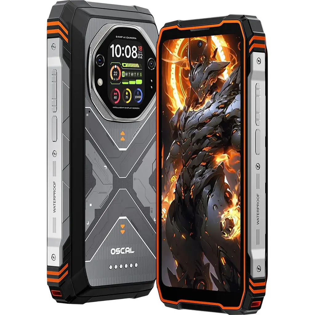 Смартфон Oscal Tank 1 16/512GB Orange EU [170352] - фото 2