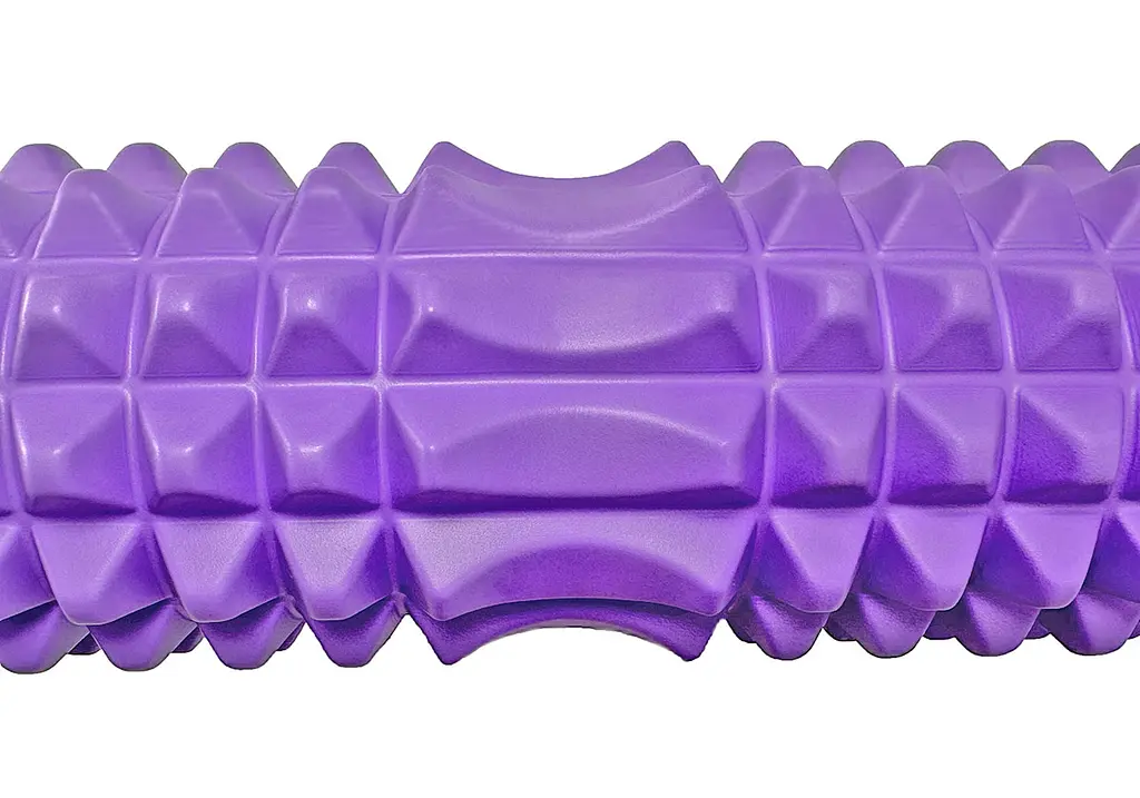 Масажний ролик EasyFit Grid Roller 45 см v.2.2 Фіолетовий (EF-2028-V) - фото 3