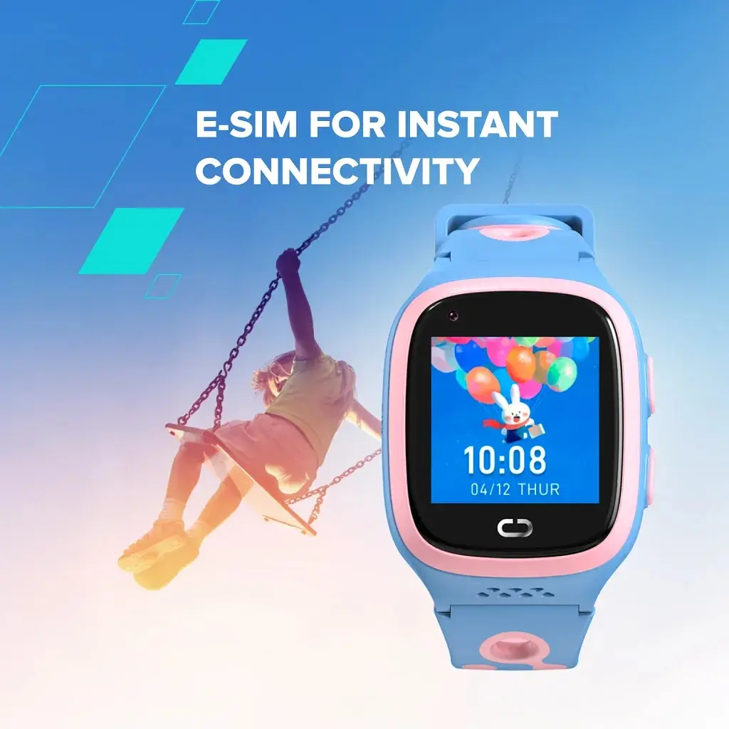 Смарт-годинник Canyon ZEFIR KW-49 E-SIM 4G GPS Blue Дитячий смарт-годинник (CNE-KW49BL) - фото 7
