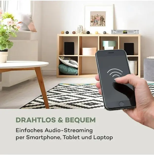 HiFi тюнер Аuna iTuner 320 BT Spotify Connect (10034064) - фото 6