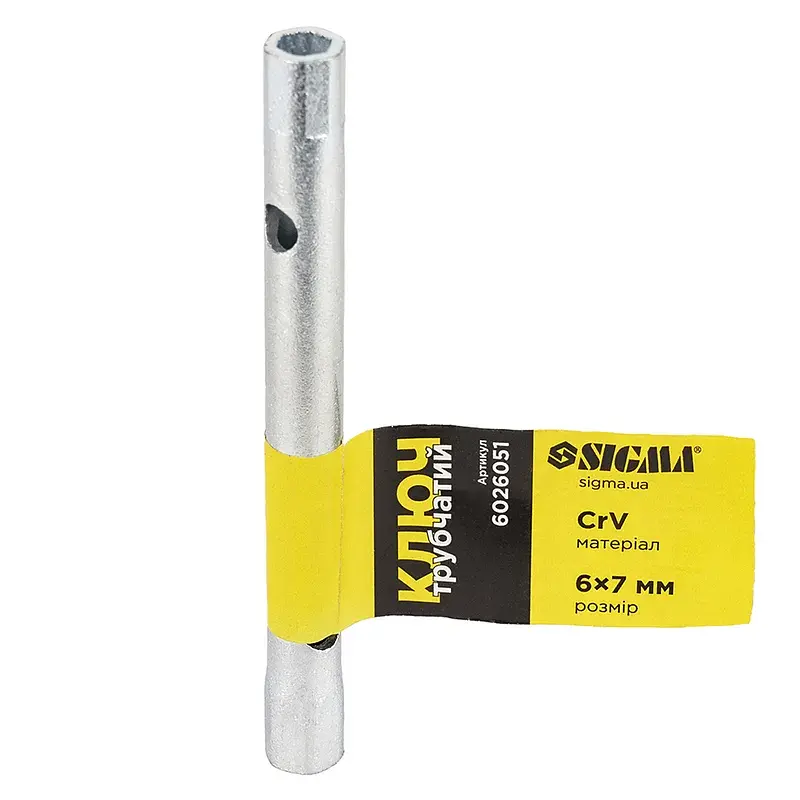Ключ Sigma трубчастий 6x7мм (6026051)