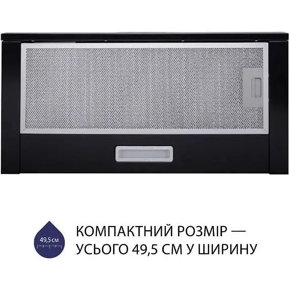 Витяжка телескопічна Minola HTL 5714 BL 1100 LED - фото 2
