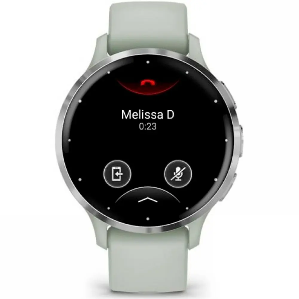 Смарт-годинник Garmin Venu 3S Silver S. Steel Bezel w. Sage Grey Case and S. Band (010-02785-01) - фото 2