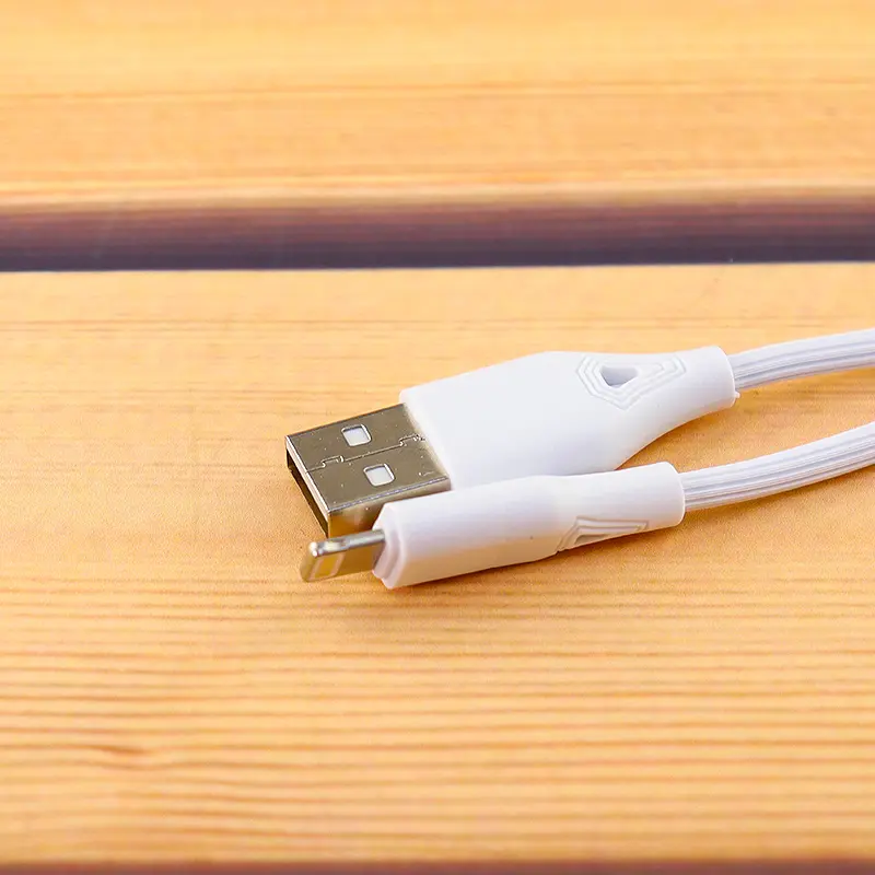 Кабель Aspor AC-06 USB – Lightning 2.4A/1м- білий - фото 3
