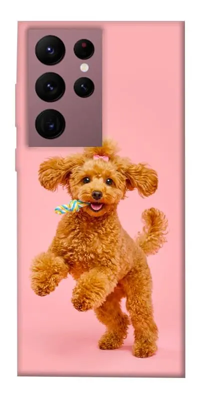 TPU чохол Demsky Happy poodle для Samsung Galaxy S22 Ultra