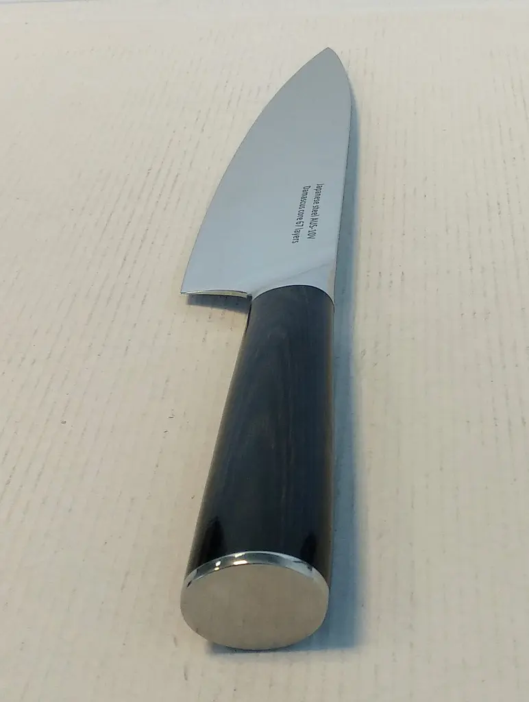 Ніж кухарський 20 см Damascus DK-HJ 6005 AUS-10 Дамаська сталь 67 шарів - фото 6