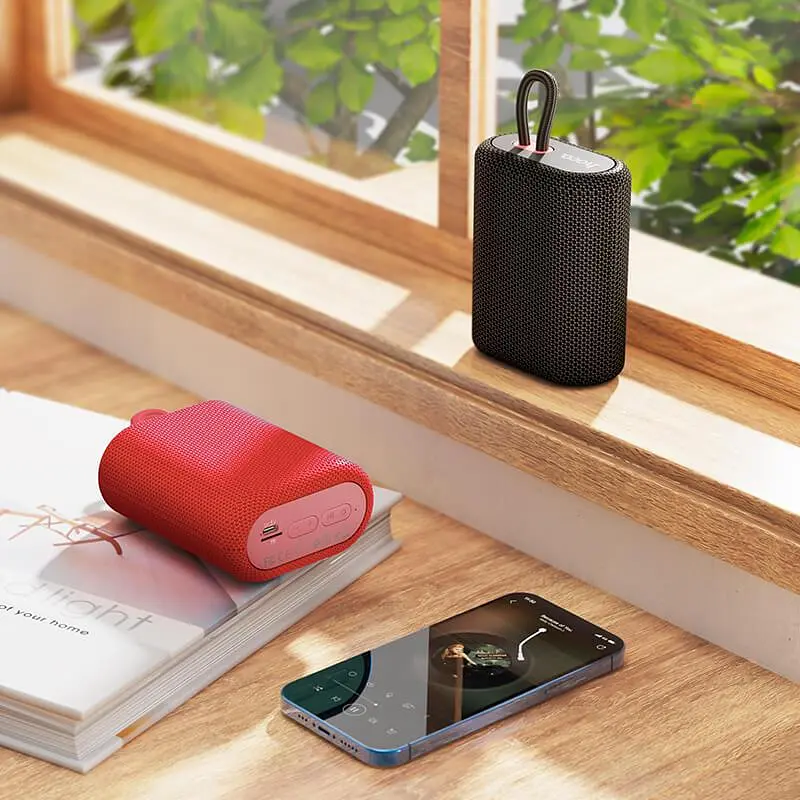 Портативна акустика Hoco Uno sports BT speaker IPX5 BS47 бездротова чорна - фото 3