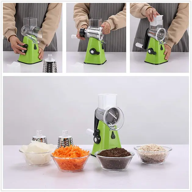 Тертка-овочерізка Kitchen Master мультислайсер для овочів і фруктів - фото 9