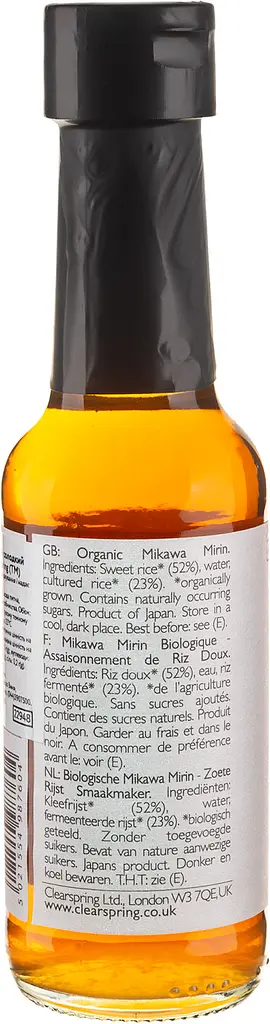 Соус Clearspring Мирин Микава рисовый сладкий 150 мл - фото 3