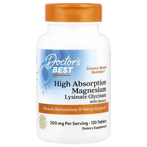 Магній High Absorption Magnesium 100 mg 120 таблеток Doctor's Best vit0005452