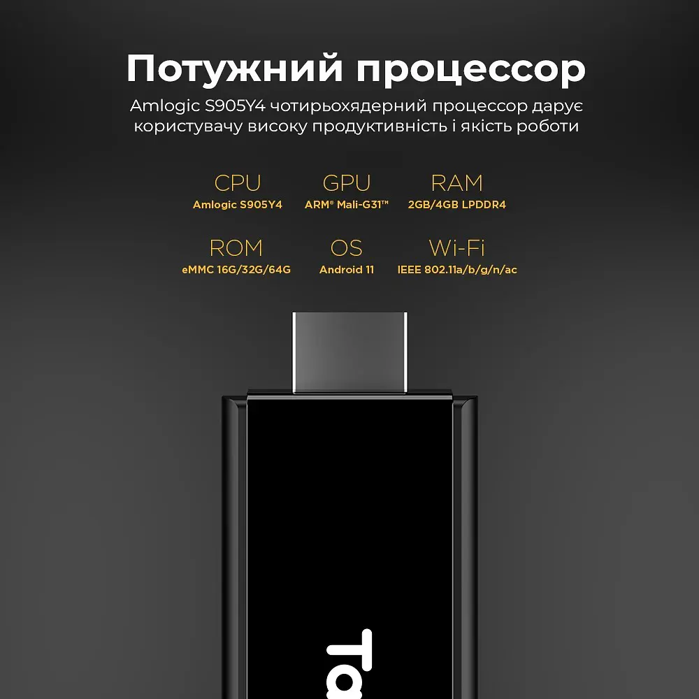 TANIX TX9 2/16Gb Amlogic S905Y4 Android 11 - фото 4