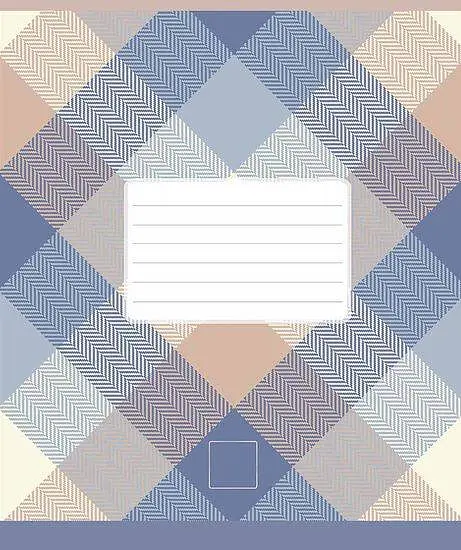 Зошит загальний Школярик Plaid pattern у клітинку 24 аркушів 25 шт. (024-3345K) - фото 4