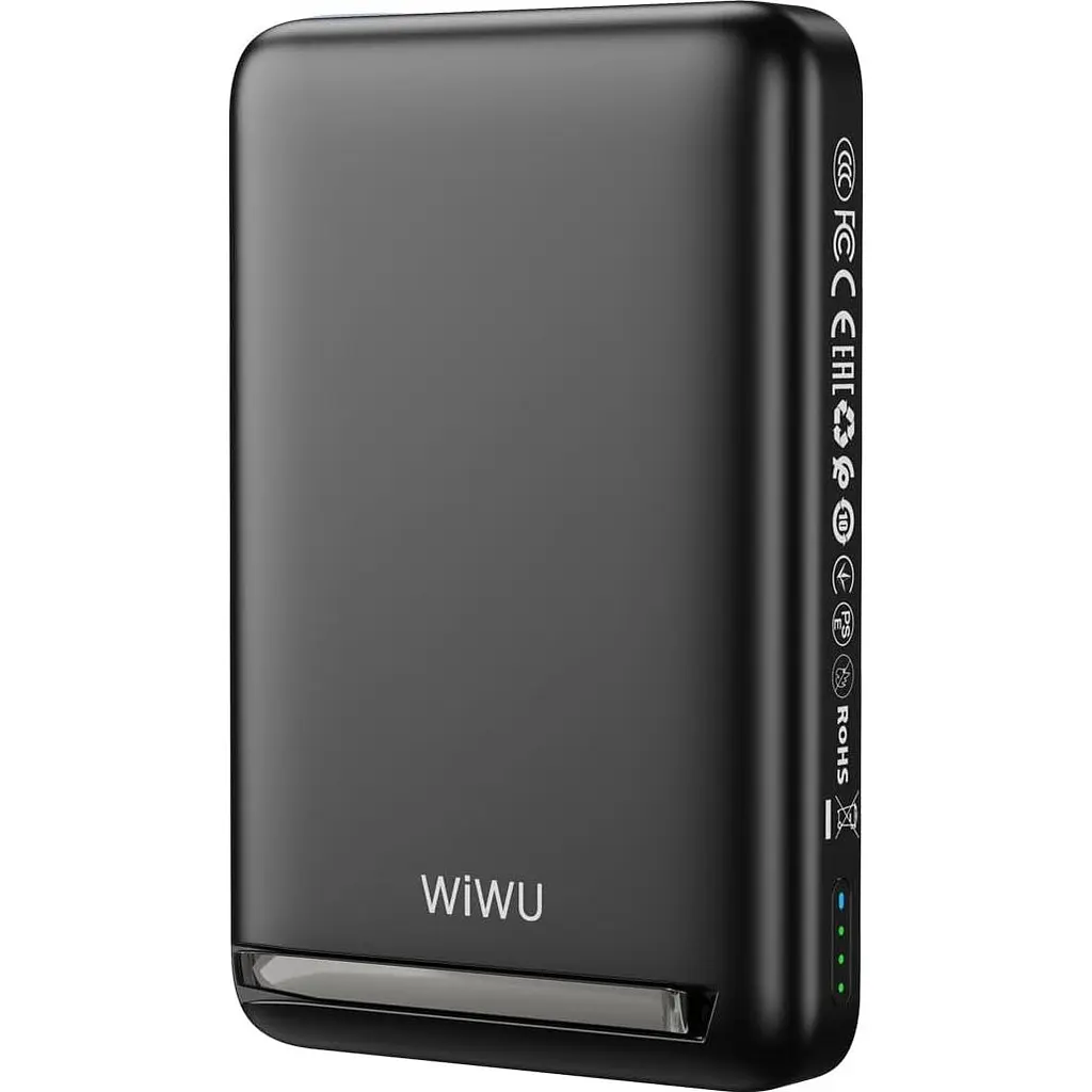 Зовнішній акумулятор WiWU Wi-P043 10000mAh Black [125062] - фото 2