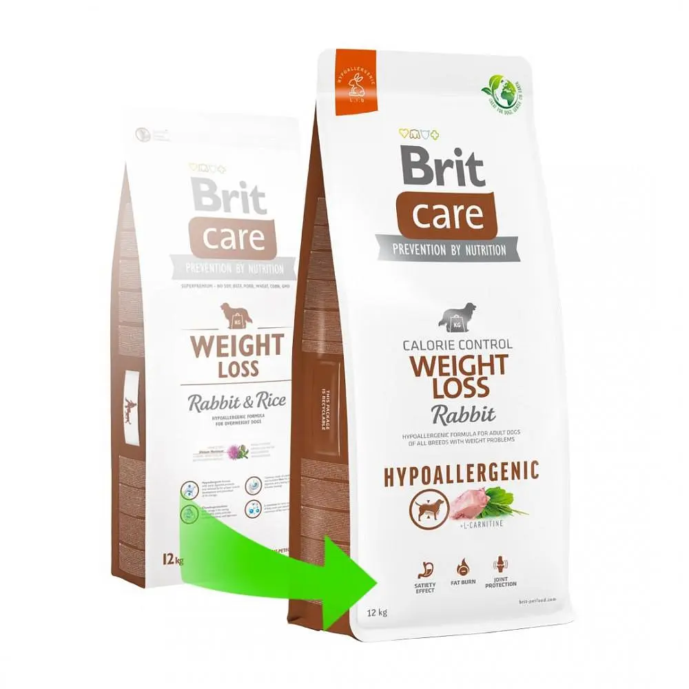 Сухой корм Brit Care Dog Hypoallergenic Weight Loss для собак с избыточным весом, гипоаллергенный с кроликом, 12 к - фото 7