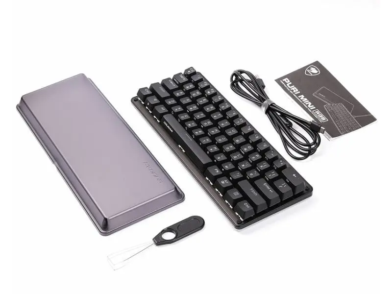 Клавіатура Cougar Puri Mini RGB Black - фото 8