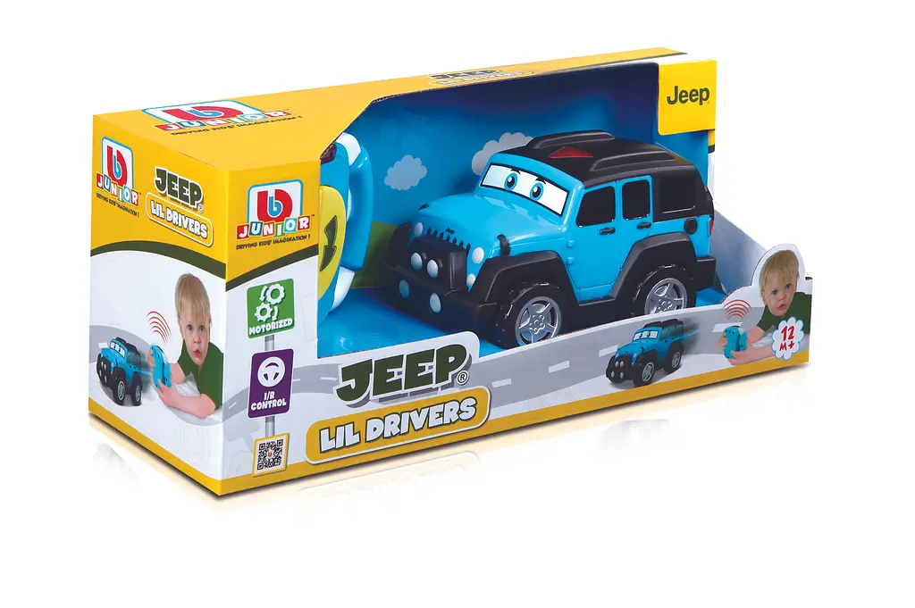 Автомодель Bb Junior Jeep Wrangler Unlimited на ІЧ-керуванні синій (16-82301) - фото 4