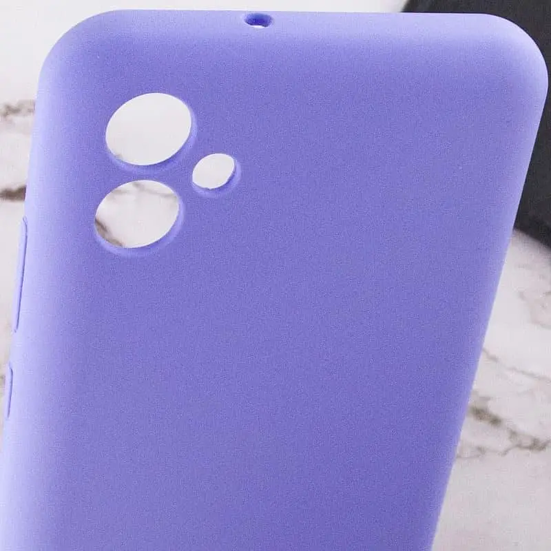 Чохол Silicone Cover Lakshmi Full Camera (AAA) для Samsung Galaxy A07 Бузковий / Dasheen - фото 6