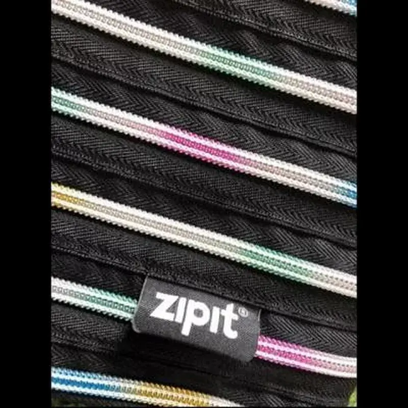 Рюкзак шкільний Zipit Zipper Black Rainbow Teeth (ZBPL-10) - фото 8
