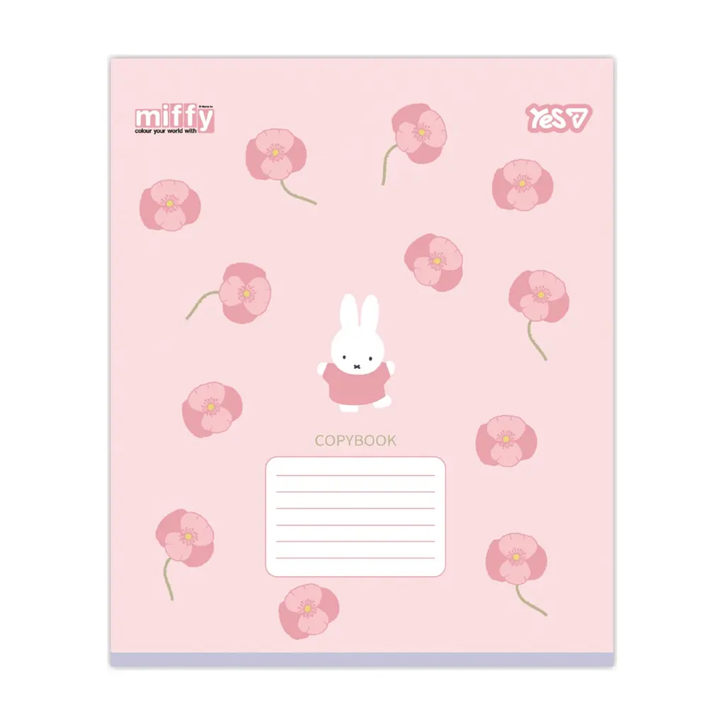 Зошит Yes Miffy Flowers А5 12 аркушів лінія (768709), в асортименті - фото 6