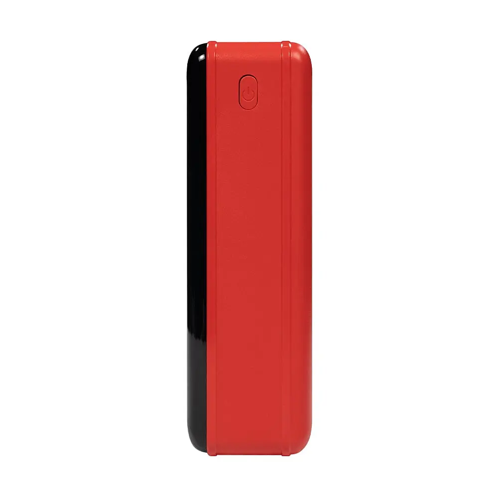 Повербанк 50000mAh Power Bank Kraft KPB-1650L Red 2 світлодіоди (43-00097) - фото 3