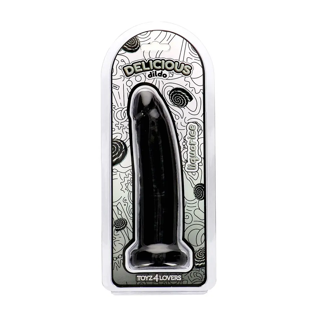 Фалоімітатор на присосці Toyz4lovers Delicious Licorice 19.5 см (чорний) - фото 5