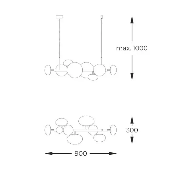 Подвесная люстра OMI 1192 Zuma Line - фото 3