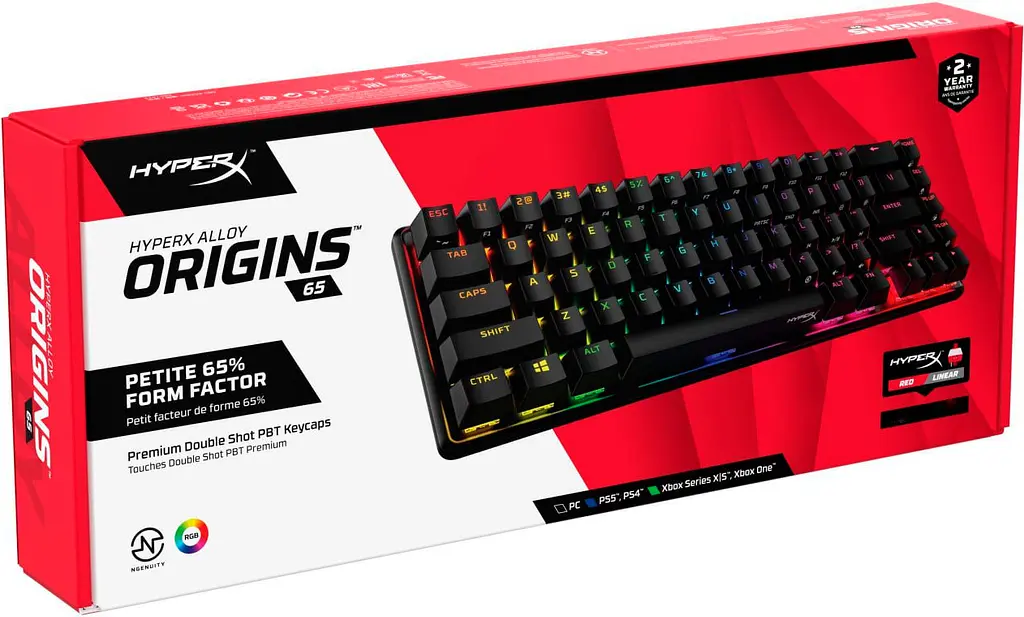 Клавіатура HyperX Alloy Origins 65 HX Red [4P5D6AX] [82129] - фото 8