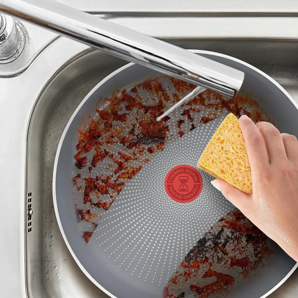 Сотейник Tefal Halo 24 см с крышкой серый (C3123253) - фото 6