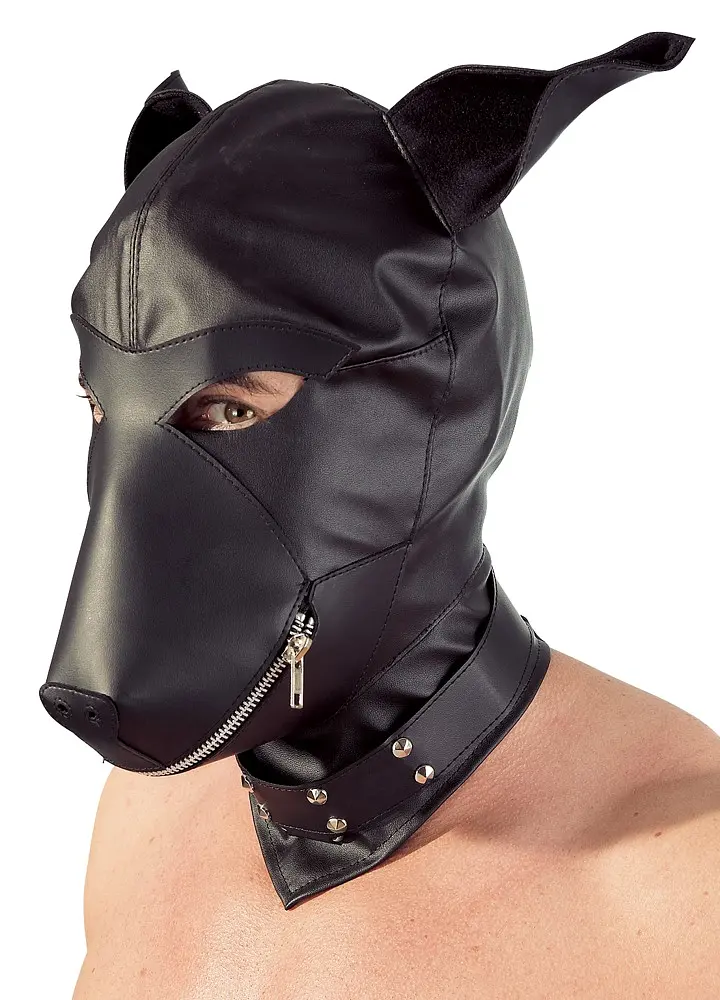 Маска собаки чорна Fetish Collection Dog Mask - фото 2