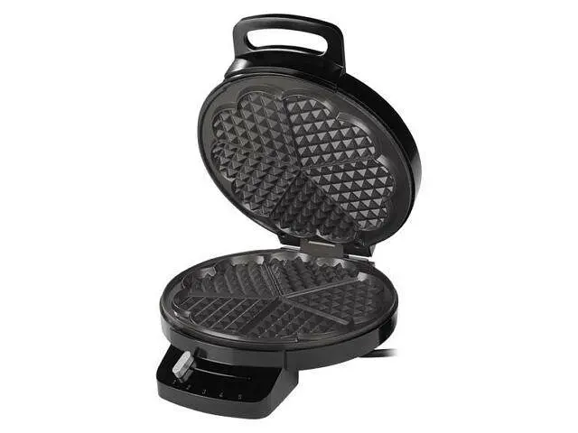Вафельниця кругла з регулюванням Silver Crest Waffle maker 1200W Germany Heart Shape Silver Crest SWE 1200 C3 - фото 2