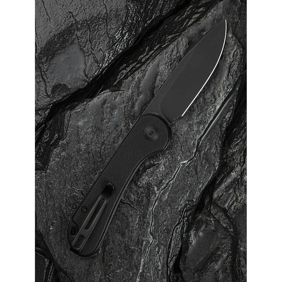 Ніж Civivi Elementum Slip Joint, Black G10, Darkwash (C18062AJ-1) - фото 11