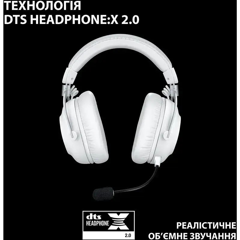 Гарнітура Logitech G Pro X2 Wireless Lightspeed White (981-001269) - фото 8