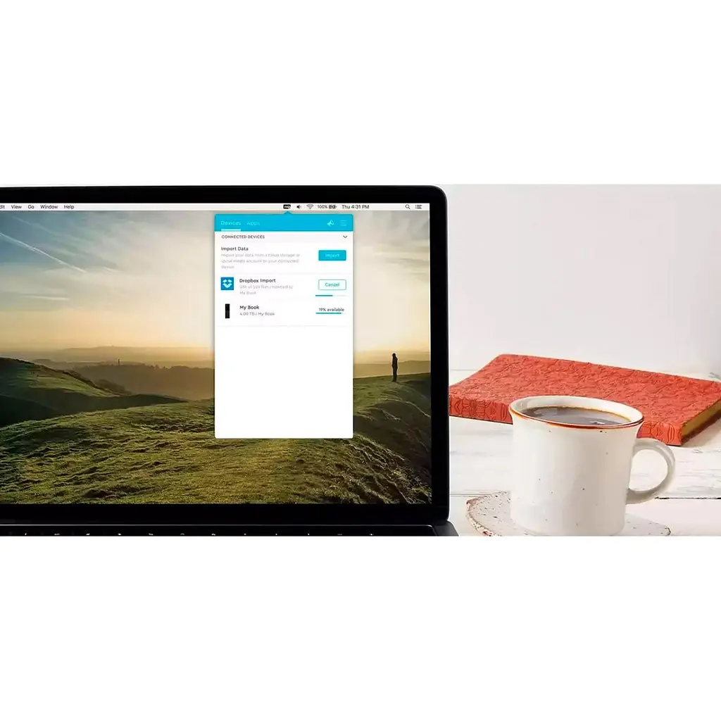 Зовнішній жорсткий диск WD My Book Desktop 4TB (WDBBGB0040HBK-EESN) [128559] - фото 7