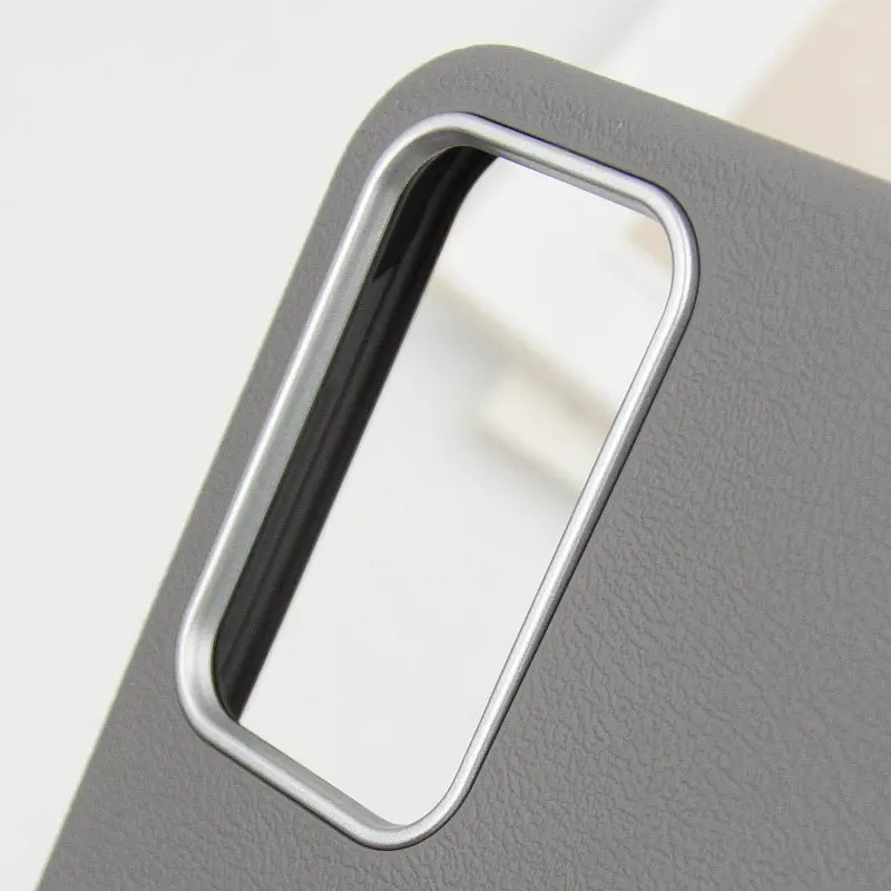 Кожаный чехол Leather Case Metal Buttons для Samsung Galaxy A15 4G/5G / M15 5G Titanium Gray - фото 6