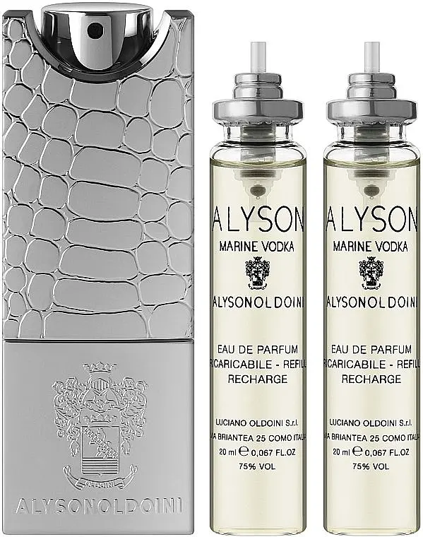 Оригінал Набір Alyson Oldoini Marine Vodka (edp 3 x 20ml + case) - фото 3