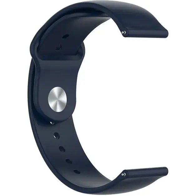 Ремінець DK CDK для Huawei Watch GT 5 46mm 22mm Silicone Sport Band (011909) (dark blue) - фото 2
