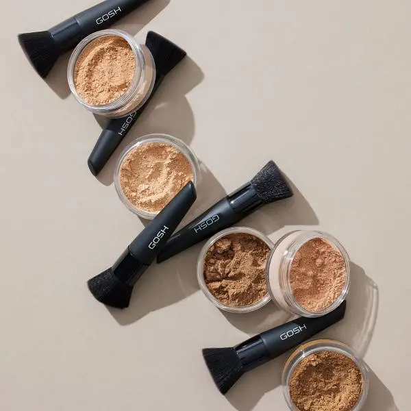Мінеральна пудра розсипчаста Gosh Mineral Powder відтінок 08 (Tan) 8 г - фото 4