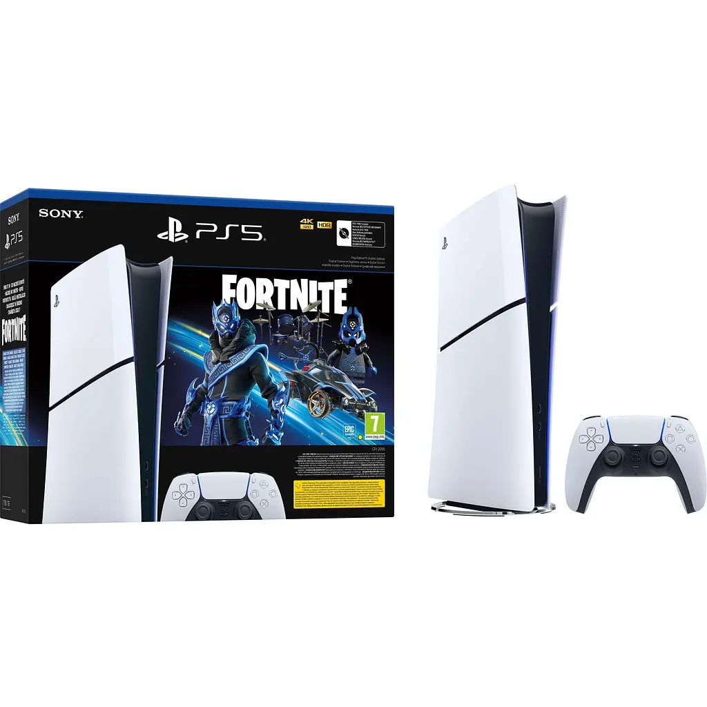 Ігрова консоль Sony PlayStation 5 Slim Digital Edition 1TB Fortnite Cobalt Star Bundle [1000045170] [122712] - фото 6