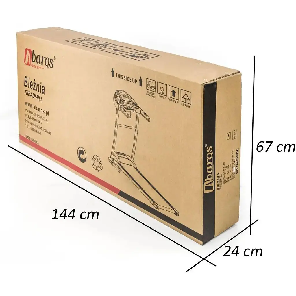 Беговая дорожка Abarqs BZ-40M Black + массажер - фото 7