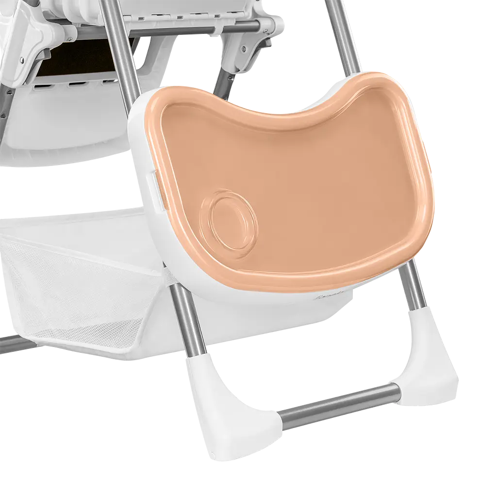 Стільчик для годування Lionelo Linn Plus бежевий з білим (LO.LI01) - фото 14