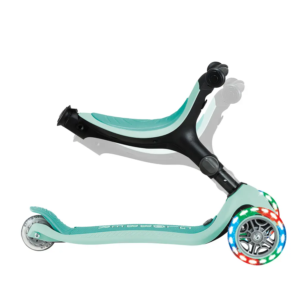 Самокат Globber Go Up Active Lights 360 колеса світяться до 20/50кг від 1 року м'ятний (749-206) - фото 10