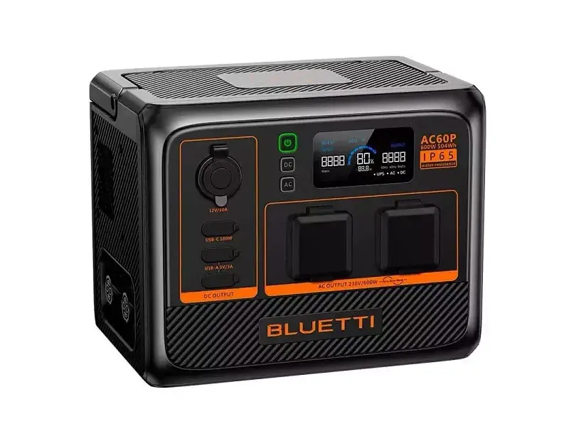 Зарядна станція Bluetti AC60P 504Wh 600W - фото 3
