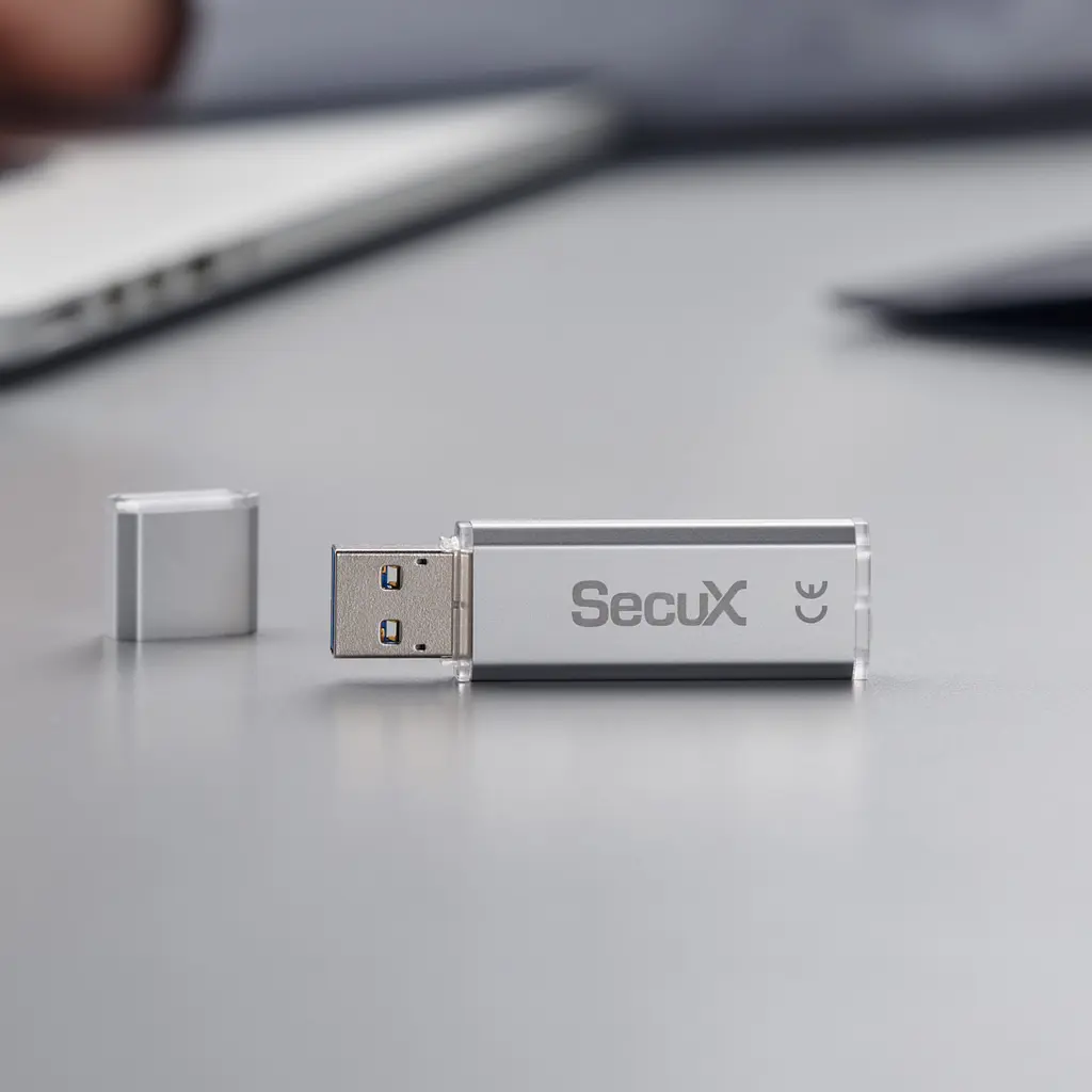 Флеш накопичувач SecuX Forte USB 64GB з шифруванням 1 шт (B0D6RG13DC) - фото 4