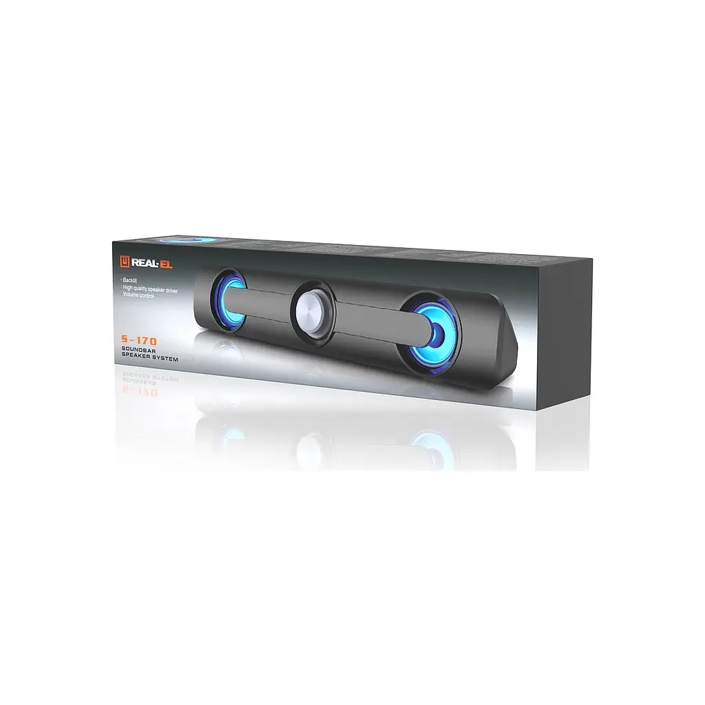 Акустична система REAL-EL S-170 6Вт Black (EL121100013) - фото 9