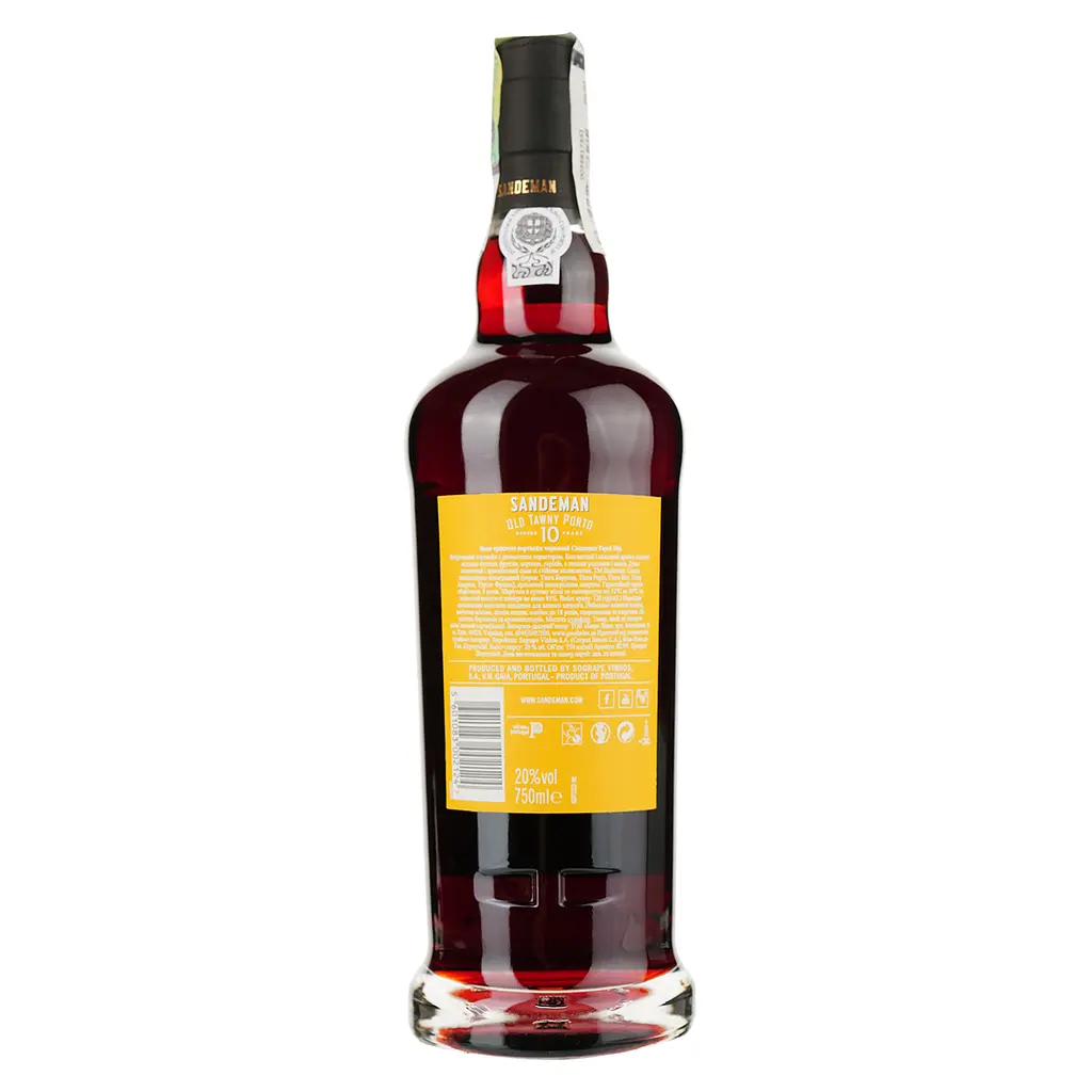 Вино Sandeman Old Tawny Porto 10 yo Sogrape Vinhos, червоне, солодке, 20%, 0,75 л (2795) - фото 2