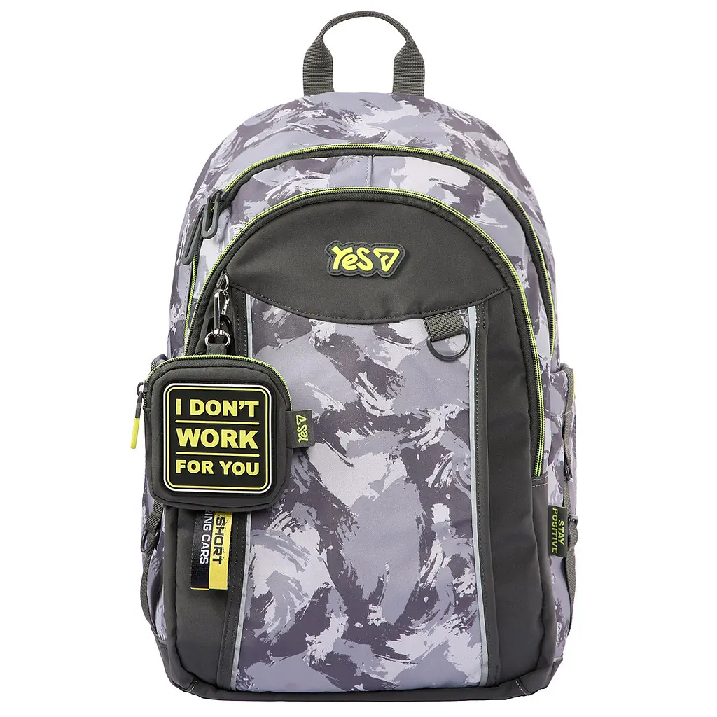 Рюкзак шкільний ортопедичний шкільний Yes Grey TS-60L - фото 2